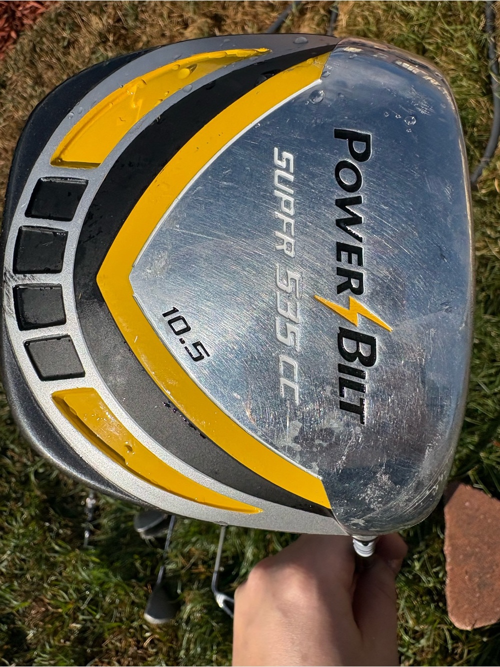 PowerBilt Super SSS CC 10.5° Golf Driver - Yellow/Black/Silver